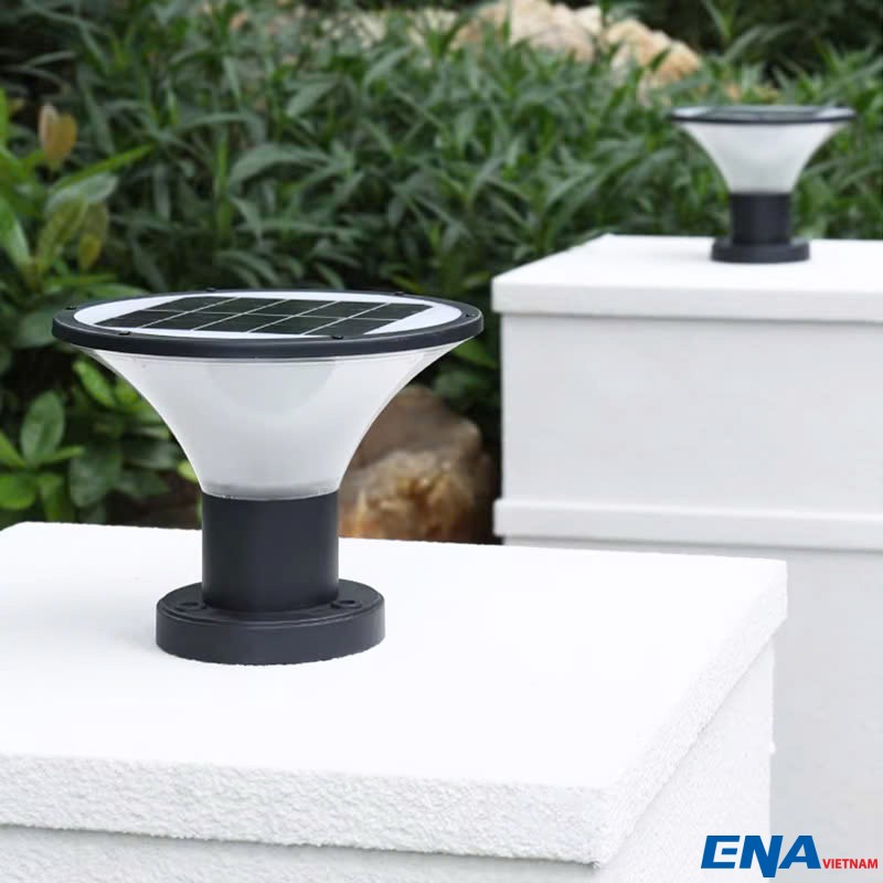 Đèn sân vườn NLMT tròn 7W 3 chế độ H210