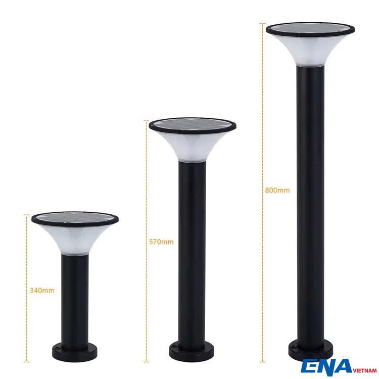 Đèn sân vườn NLMT tròn 7W 3 chế độ H350