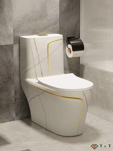 Bồn Cầu TRẮNG VÂN ĐÁ 9004 thumb