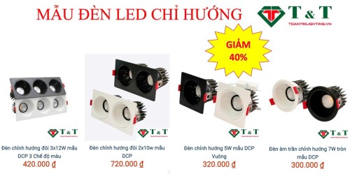 ĐÈN LED CÁC LOẠI SALE 45% MẪU NEW thumb