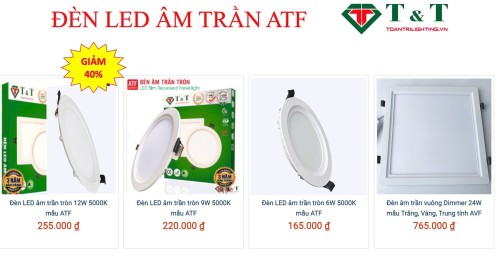 ĐÈN LED CÁC LOẠI SALE 45% MẪU NEW thumb