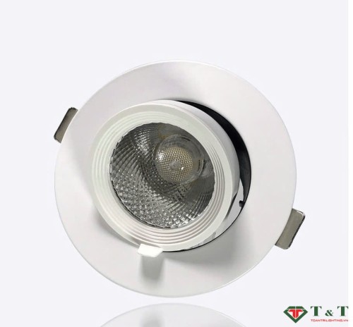 Đèn LED âm trần chỉnh hướng 7W 5000K mẫu DCD