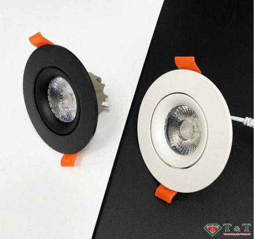 Đèn LED âm trần chỉnh hướng 7W 5000K mẫu DCE