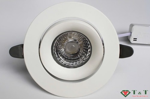 Đèn LED âm trần chỉnh hướng 7W 5000K mẫu DCE thumb