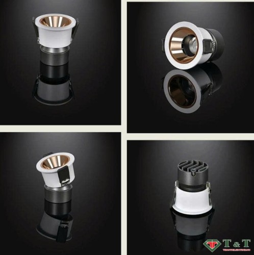Đèn LED âm trần chỉnh hướng Dimmer 10W mẫu DCH thumb