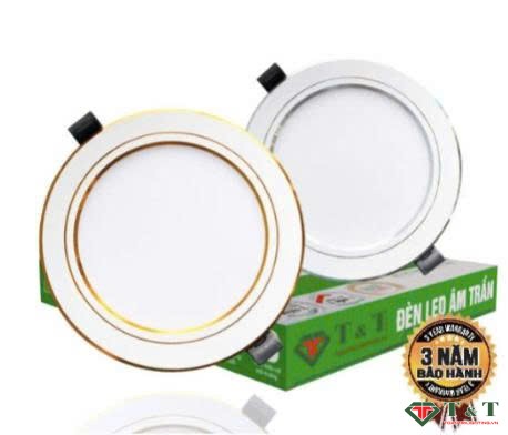 Đèn âm trần tròn Dimmer 12W phi135 Trắng, Vàng, Trung tính mẫu ATI