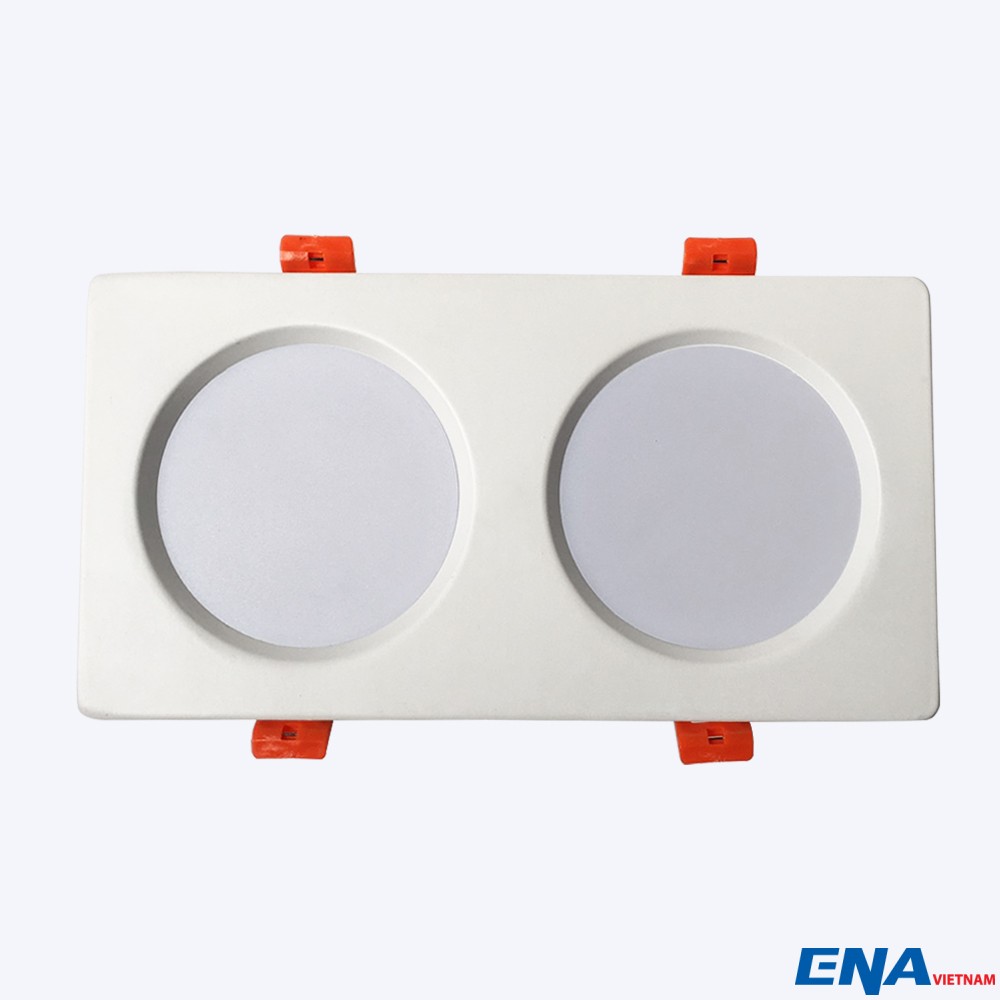 Đèn LED âm trần đôi 2x9W 3 chế độ mẫu DTD thumb