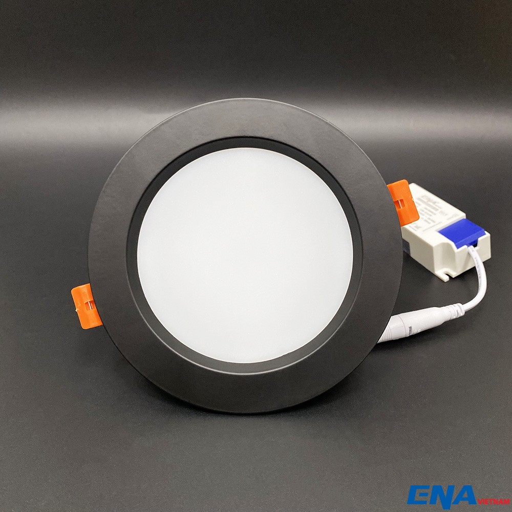 Đèn âm trần Downlight Dimmer 12W Trắng, Vàng, Trung tính mẫu DTD vỏ đen thumb
