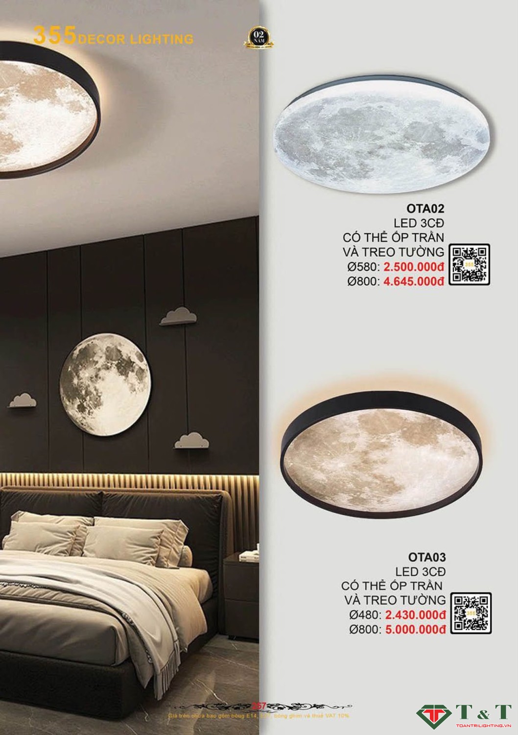 Đèn ốp trần LED