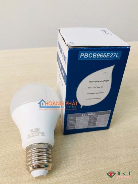 bong deb led bulb 9W PBCB965E27L Paragon