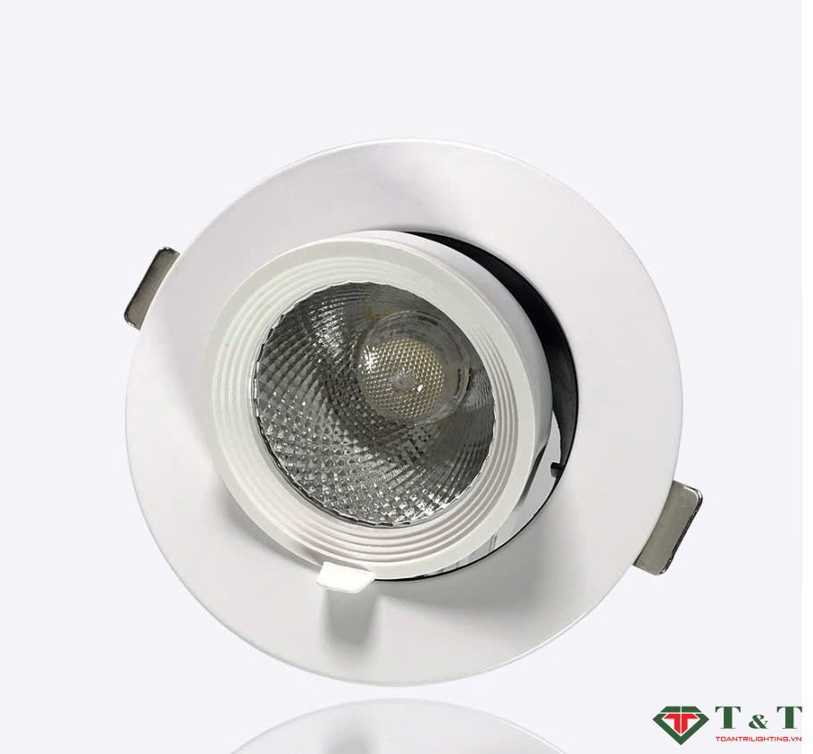 Đèn LED âm trần chỉnh hướng 7W 5000K mẫu DCD