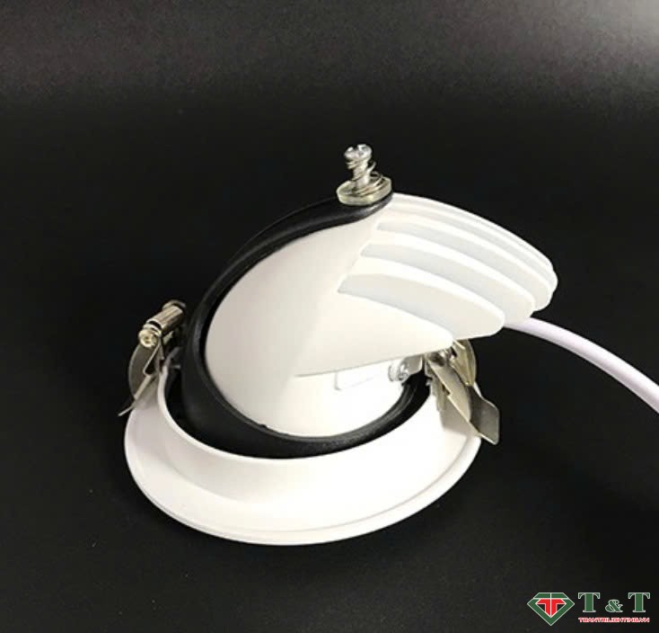 Đèn LED âm trần chỉnh hướng 7W 5000K mẫu DCD