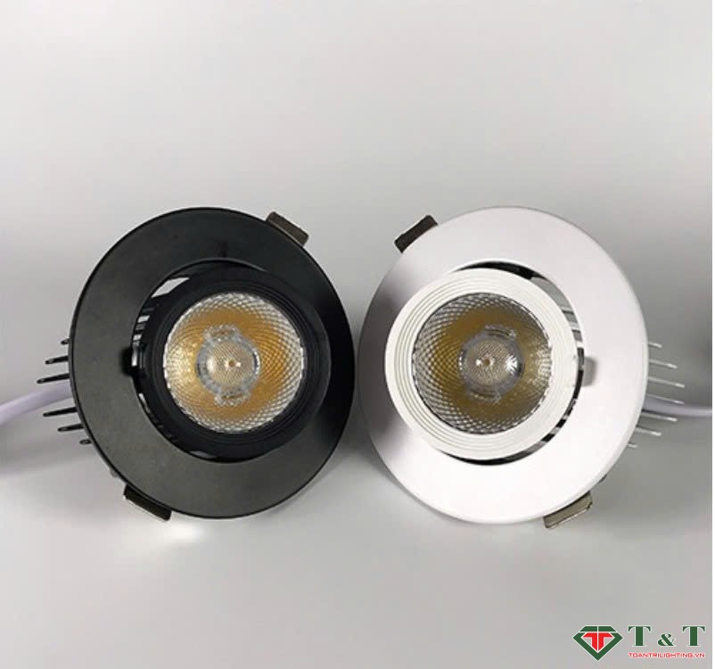 Đèn LED âm trần chỉnh hướng 7W 5000K mẫu DCD