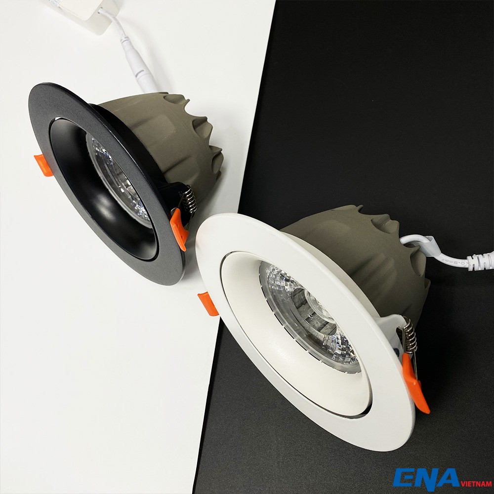 Đèn LED âm trần chỉnh hướng Dimmer 20W mẫu DCE