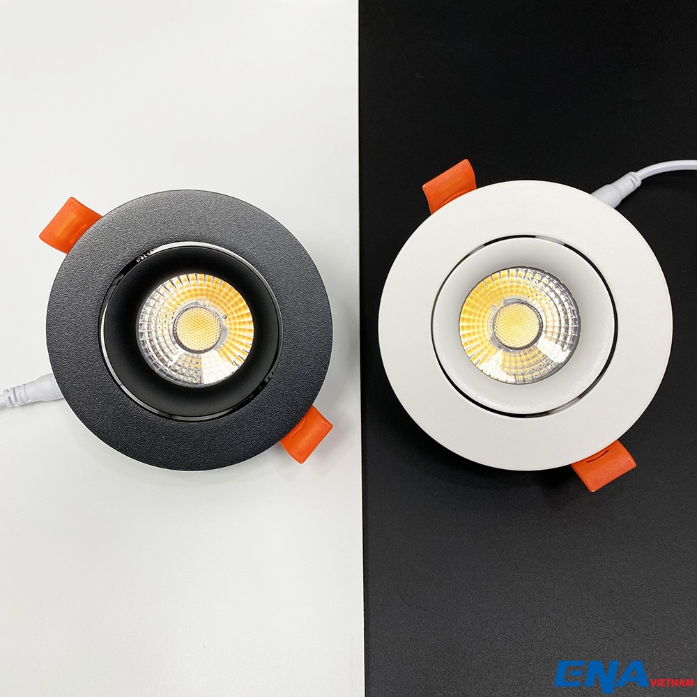 Đèn LED âm trần chỉnh hướng 7W 5000K mẫu DCE
