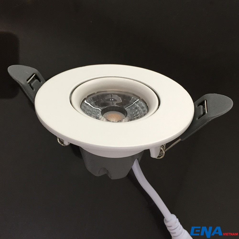 Đèn LED âm trần chỉnh hướng 3W mẫu DCE