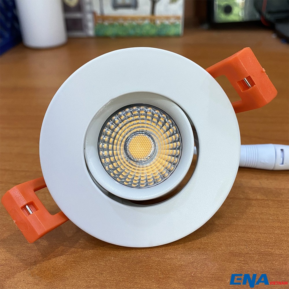 Đèn LED âm trần chỉnh hướng 3W mẫu DCE