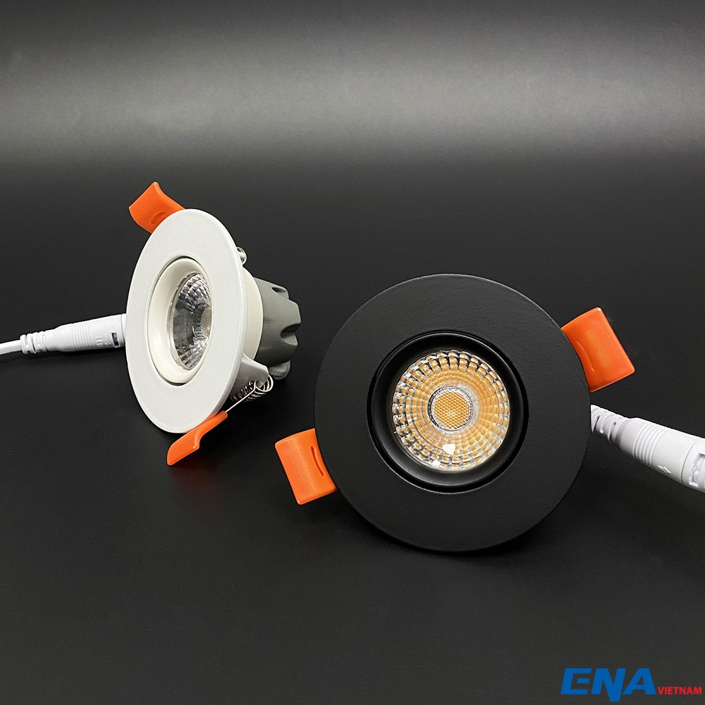 Đèn LED âm trần chỉnh hướng 3W mẫu DCE