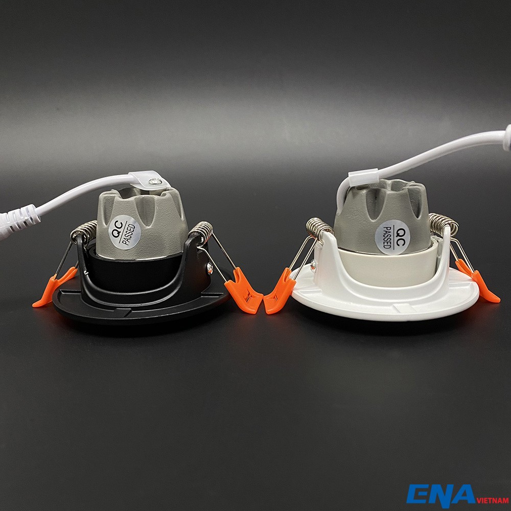 Đèn LED âm trần chỉnh hướng 3W mẫu DCE
