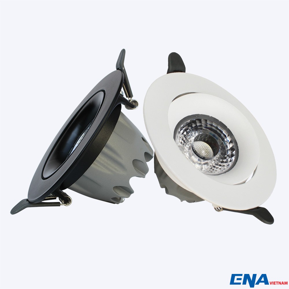 Đèn LED âm trần chỉnh hướng 7W 5000K mẫu DCE