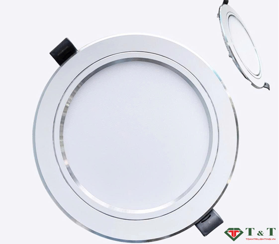 Đèn âm trần tròn Dimmer 12W phi135 Trắng, Vàng, Trung tính mẫu ATI