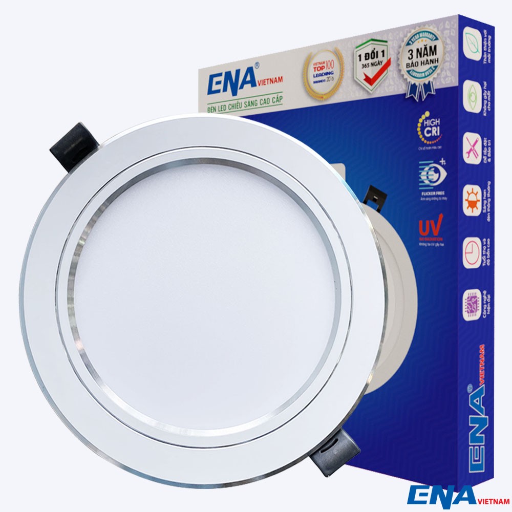 Đèn âm trần tròn Dimmer 12W phi135 Trắng, Vàng, Trung tính mẫu ATI