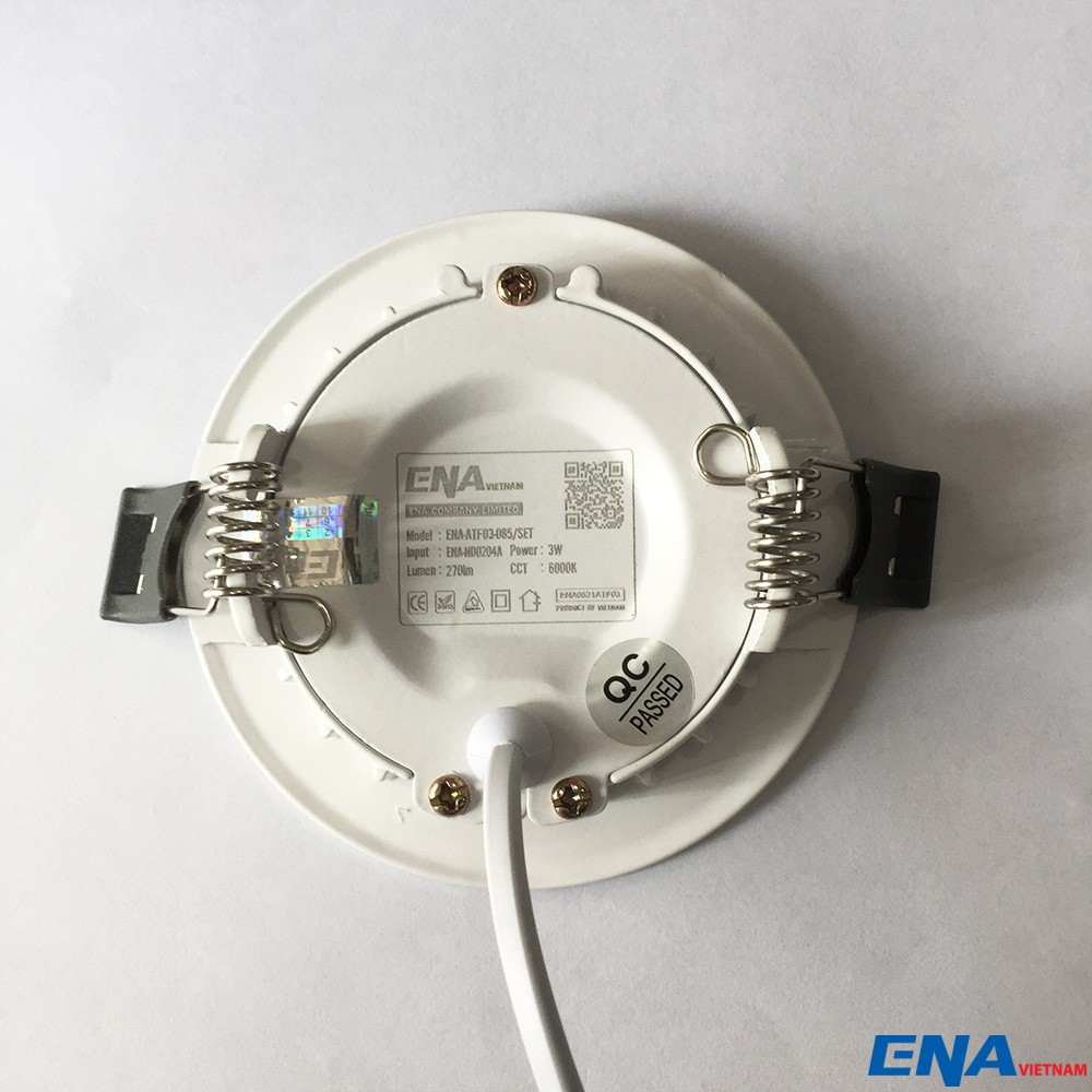 Đèn LED âm trần tròn 3W 3 chế độ mẫu ATF