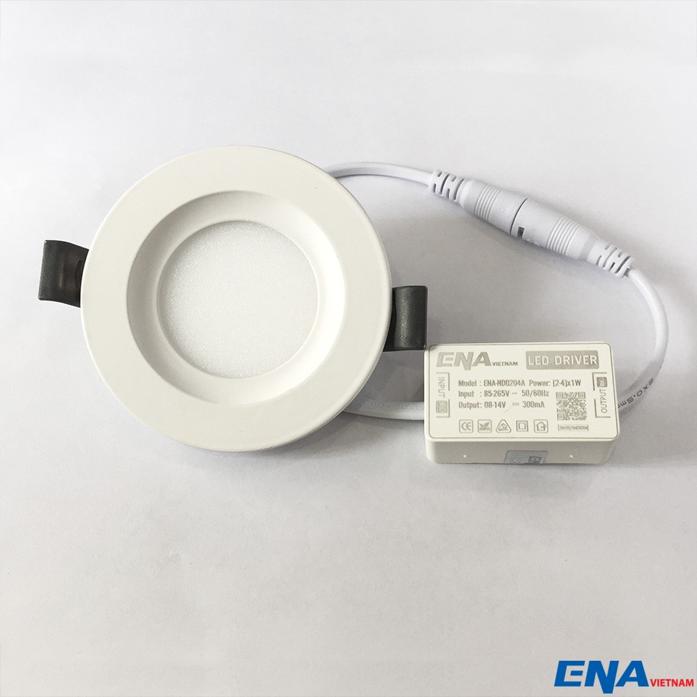 Đèn LED âm trần tròn 3W 3 chế độ mẫu ATF