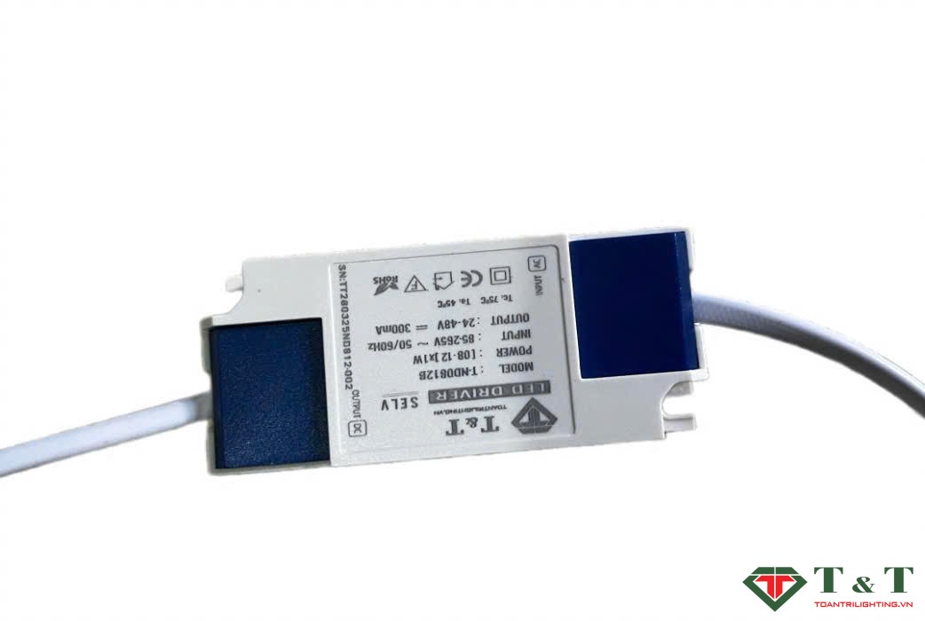 Đèn LED âm trần tròn 9W 5000K mẫu ATL