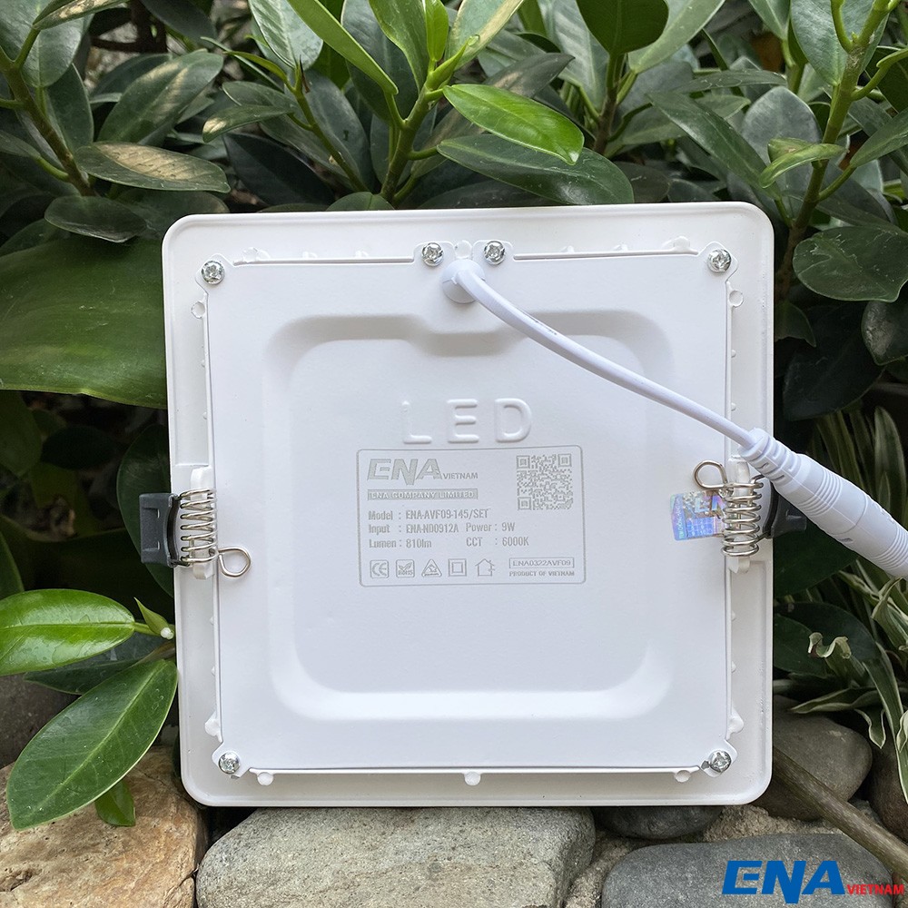 Đèn âm trần vuông Dimmer 9W Trắng, Vàng, Trung tính mẫu AVF