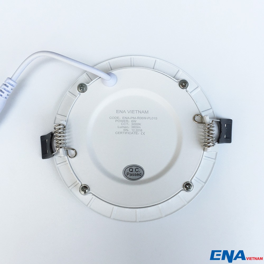 Đèn LED âm trần tròn 6W 5000K mẫu ATL