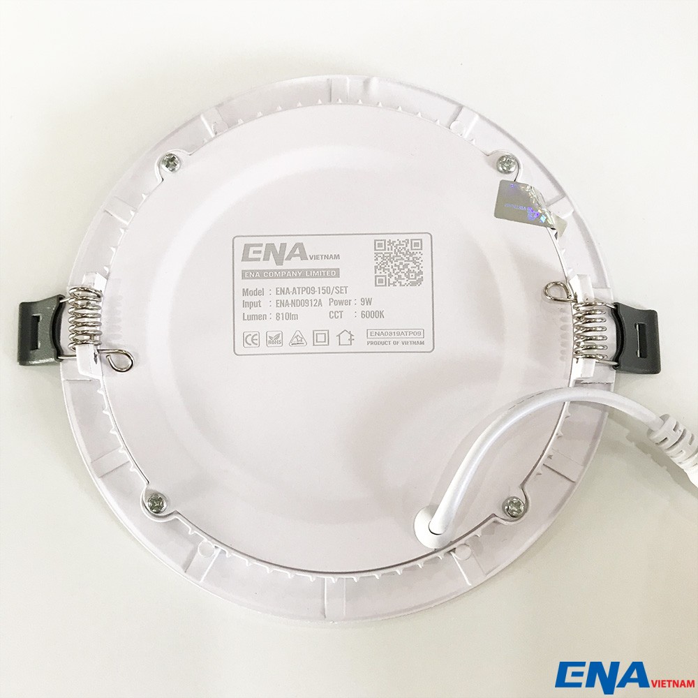 Đèn LED âm trần tròn 9W 5000K mẫu ATL