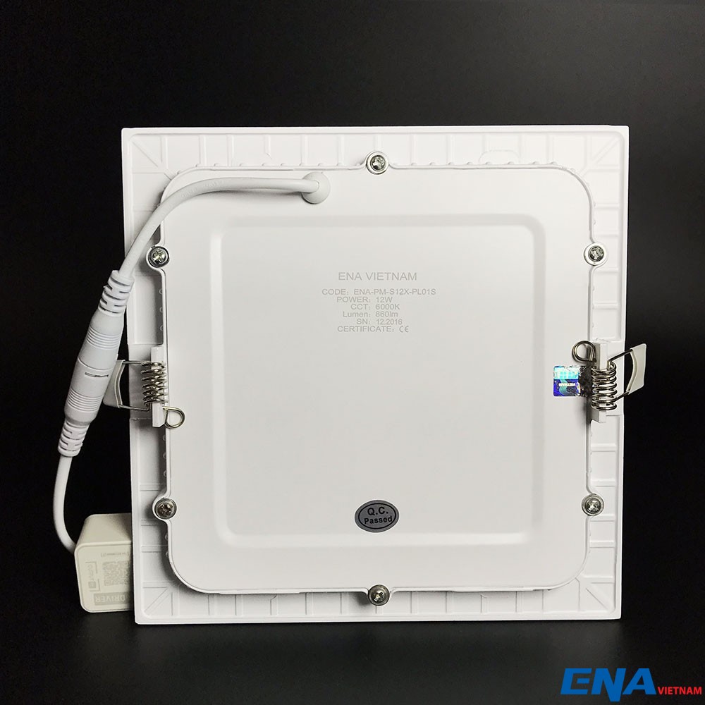 Đèn âm trần vuông Dimmer 12W Trắng, Vàng, Trung tính mẫu AVL
