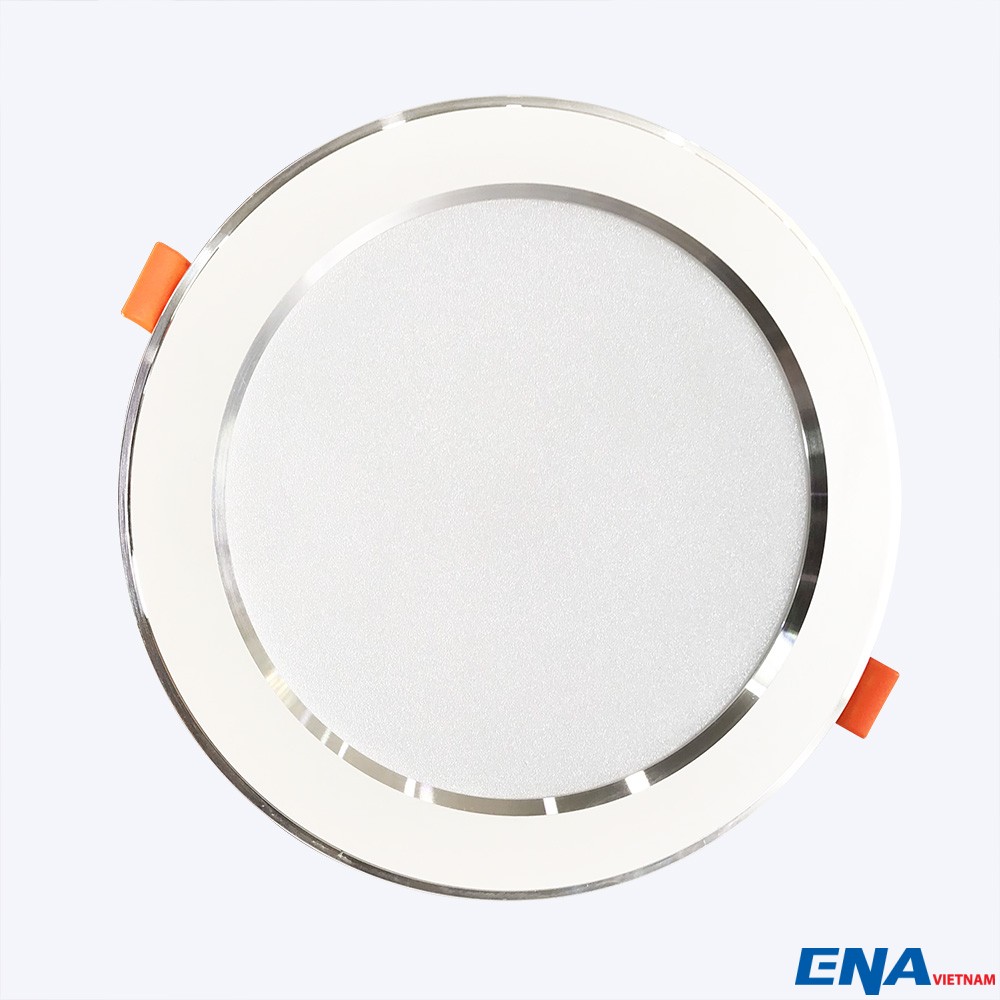 Đèn LED âm trần Downlight 24W mẫu DTF viền Bạc