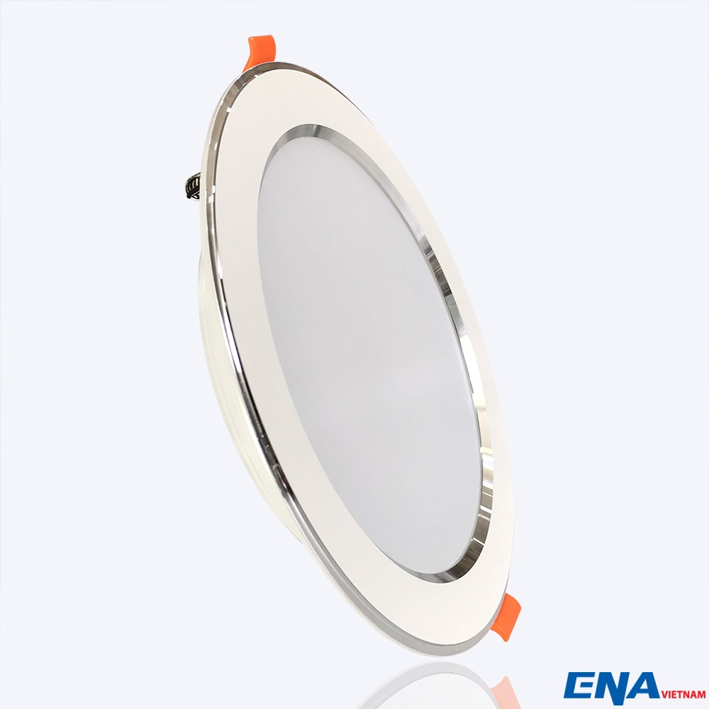 Đèn LED âm trần Downlight 24W mẫu DTF viền Bạc