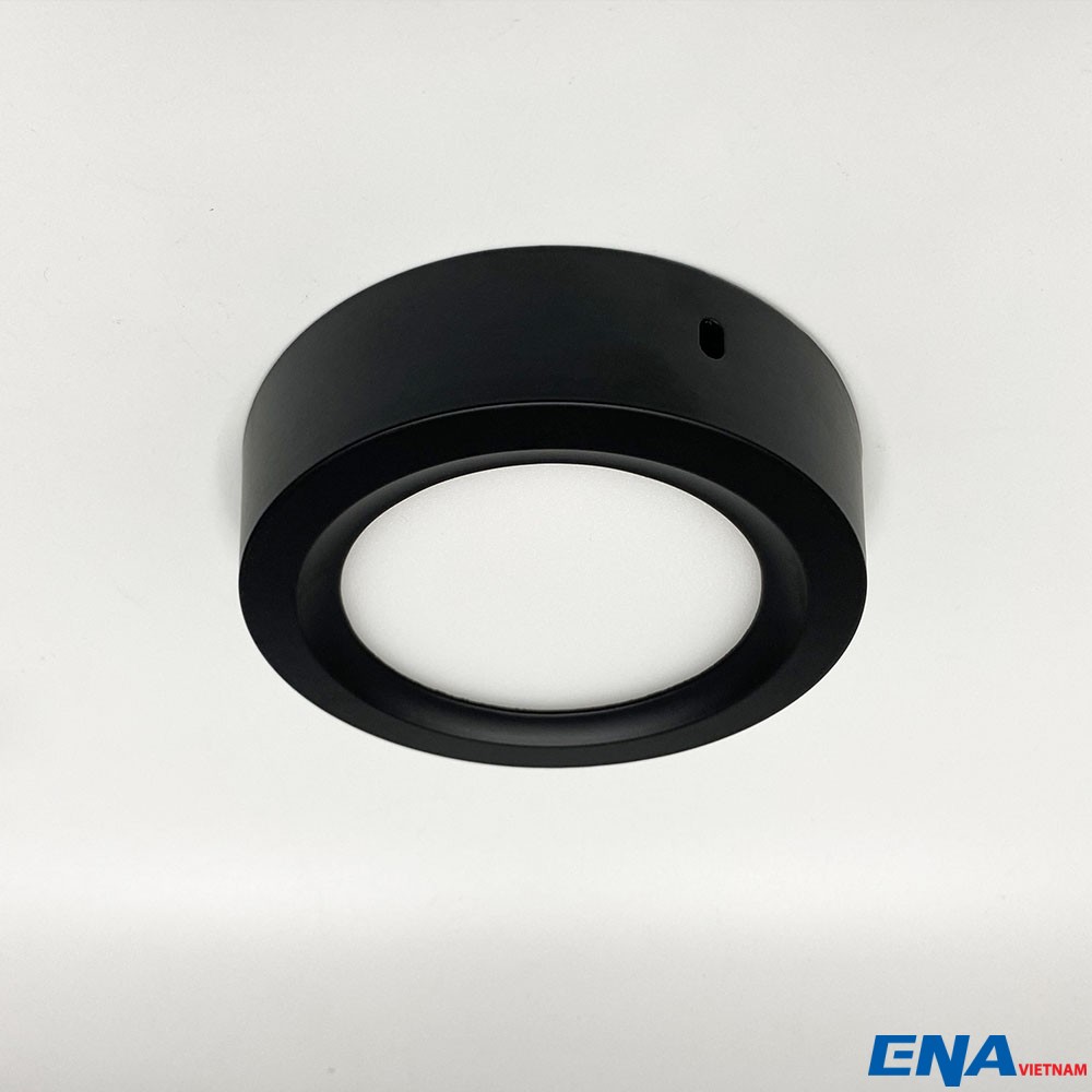 Đèn LED ốp trần tròn 6W 5000K vỏ đen mẫu OTF