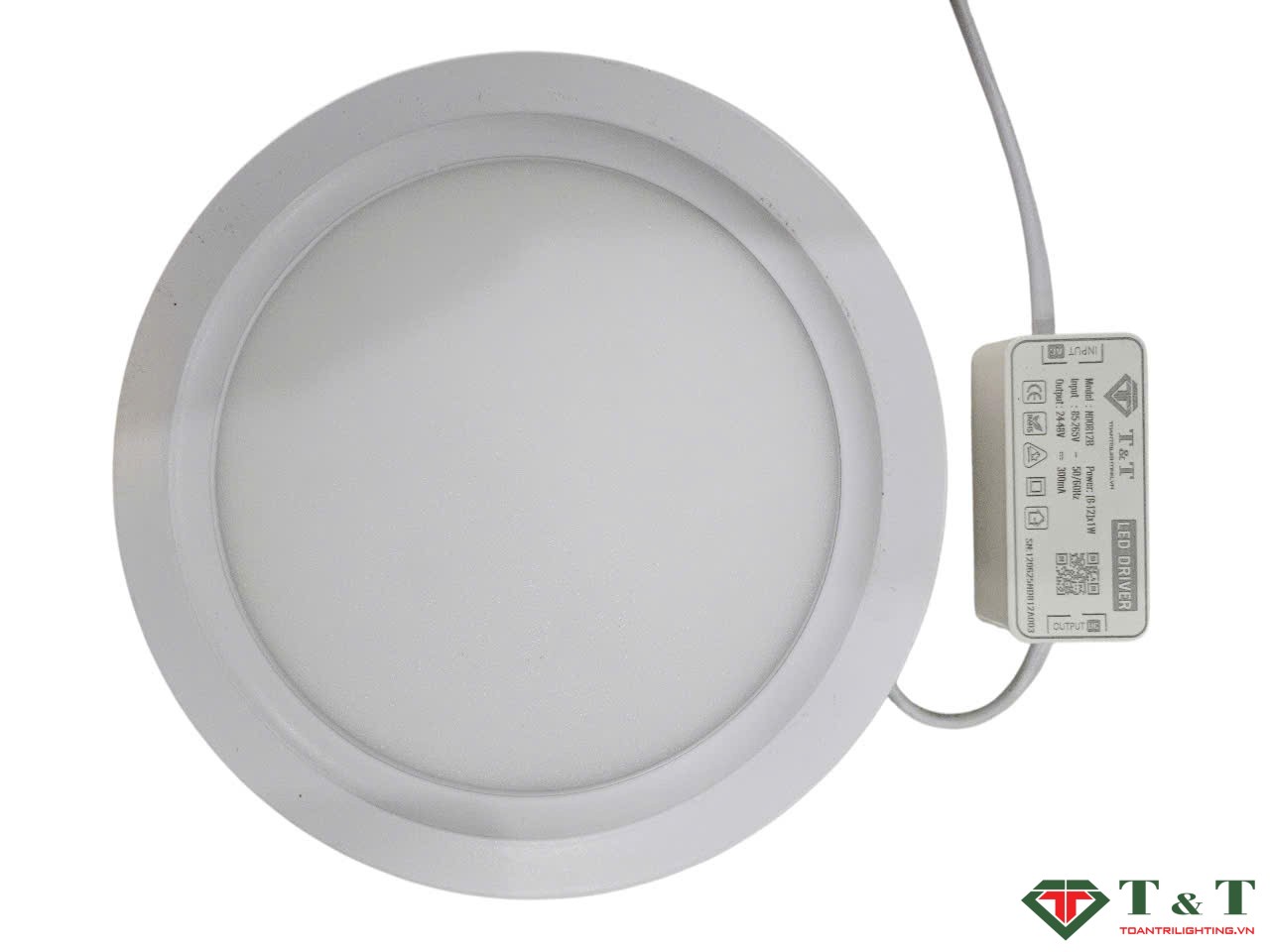 Đèn LED ốp trần tròn 6W 3 chế độ mẫu OTF